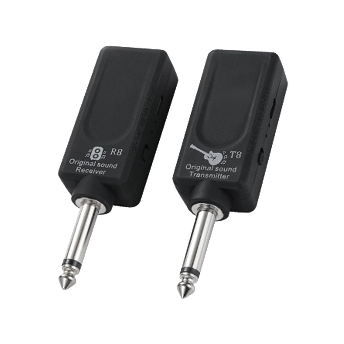 Speakers Sound Instruments Bass Keys Electric Guitar Electronic Blow Tube Saxophone Wireless Audio Transceiver,Black