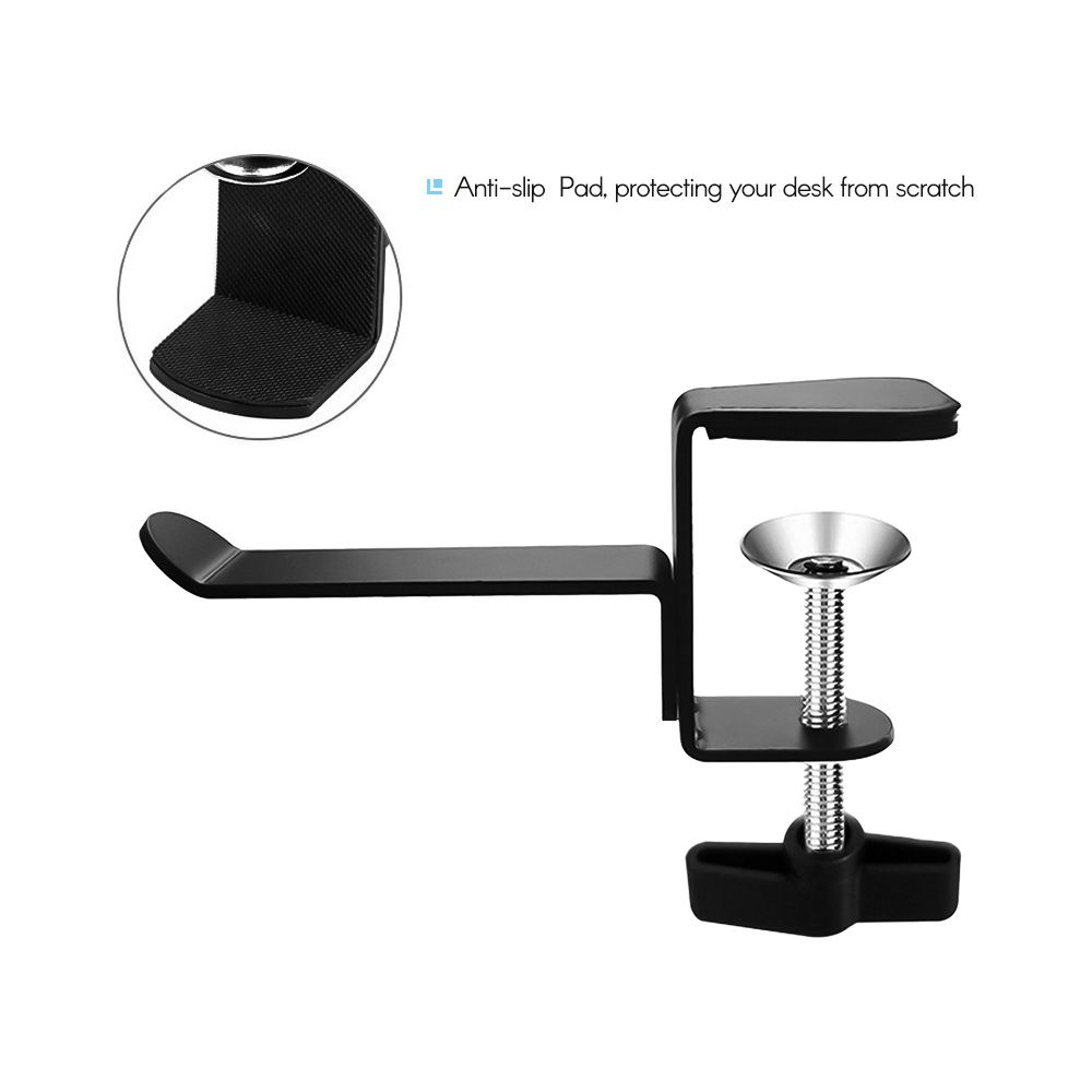 Universal Headphone Hanger Desk Mount Headset Holder Under