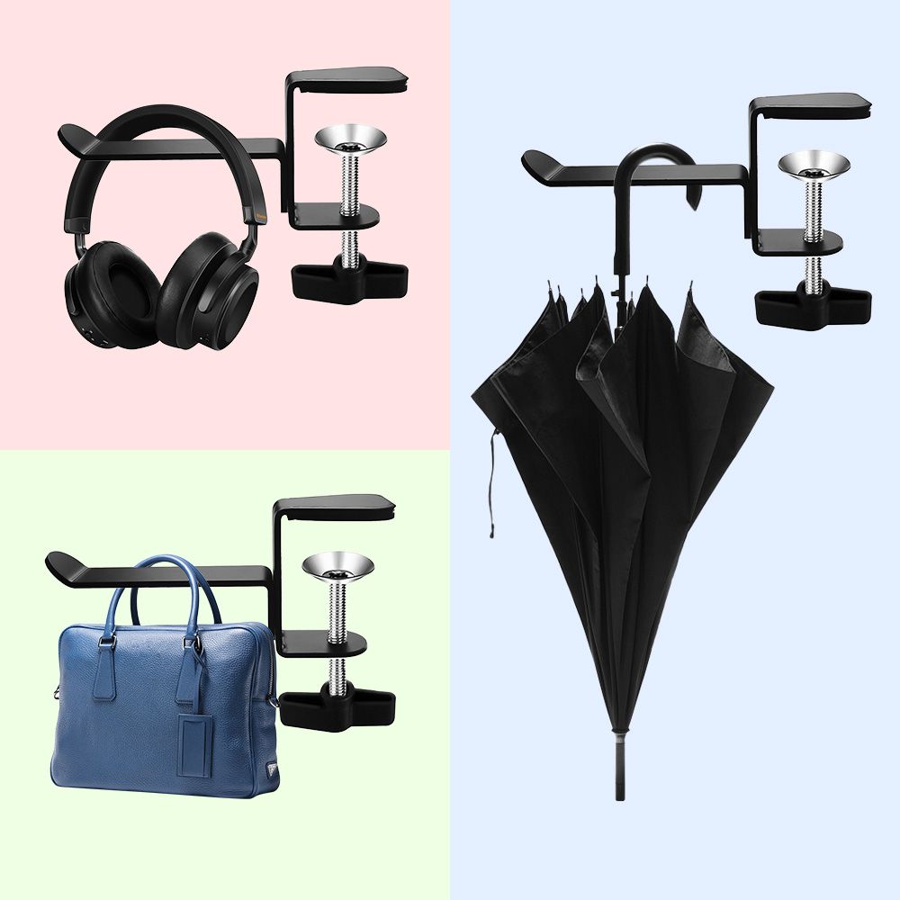 Universal Headphone Hanger Desk Mount Headset Holder Under