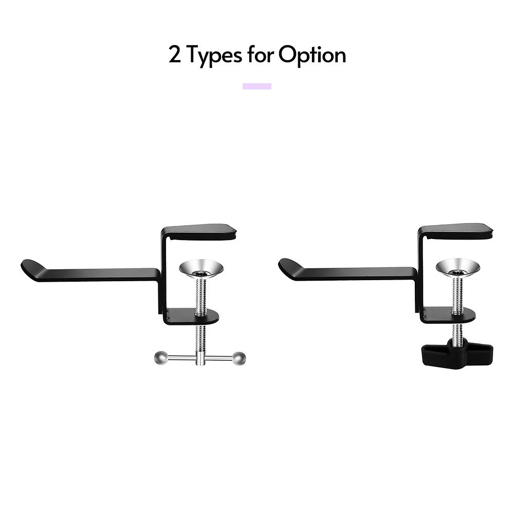 Universal Headphone Hanger Desk Mount Headset Holder Under