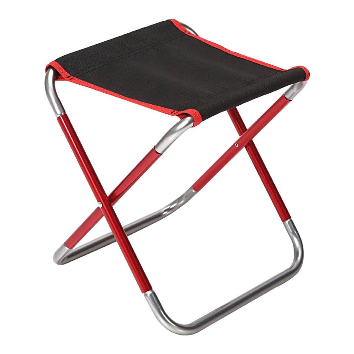 Camping Stool Small Outdoor Travel Camping Chair Red