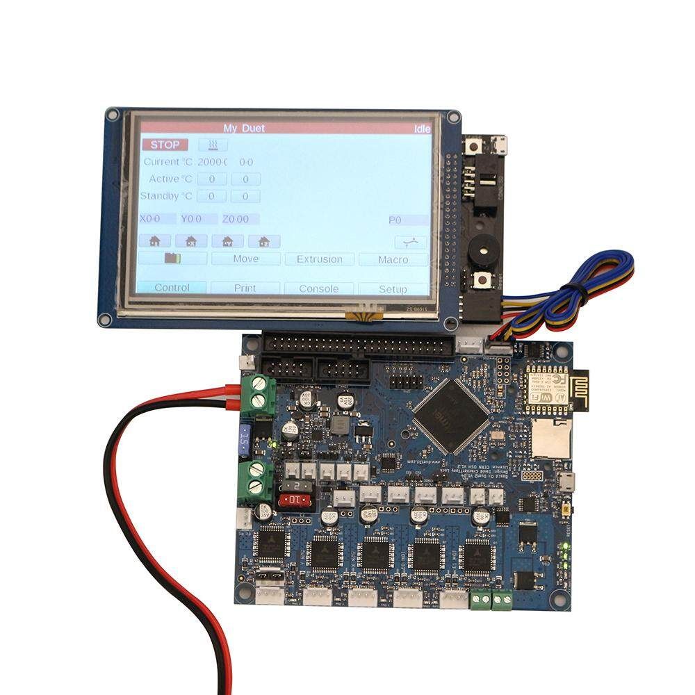 3D Printer Duet 2 Wifi V1.04 32 Bit Motherboard+4.3