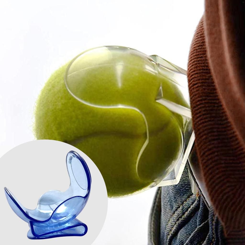 3-4 Pack Transparent Tennis Ball Clips Training Equipment