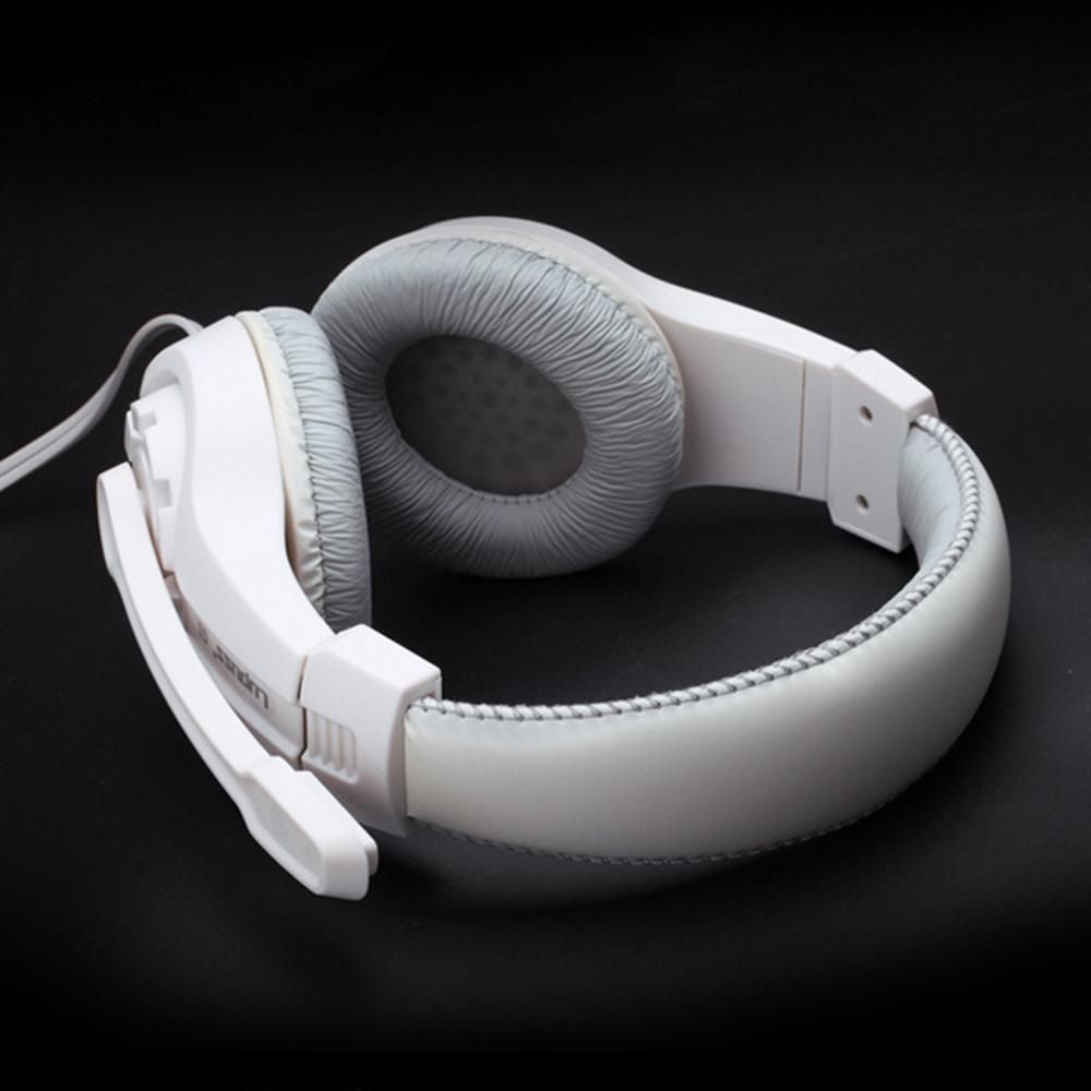 Gaming Headset Stereo Headphones Notebook Subwoofer Wired Microphone for Computer