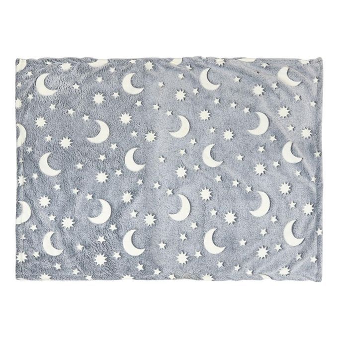 Soft Pet Blanket Luminous Cat Dog Bed Glow Plush Bath Towel Mat For
