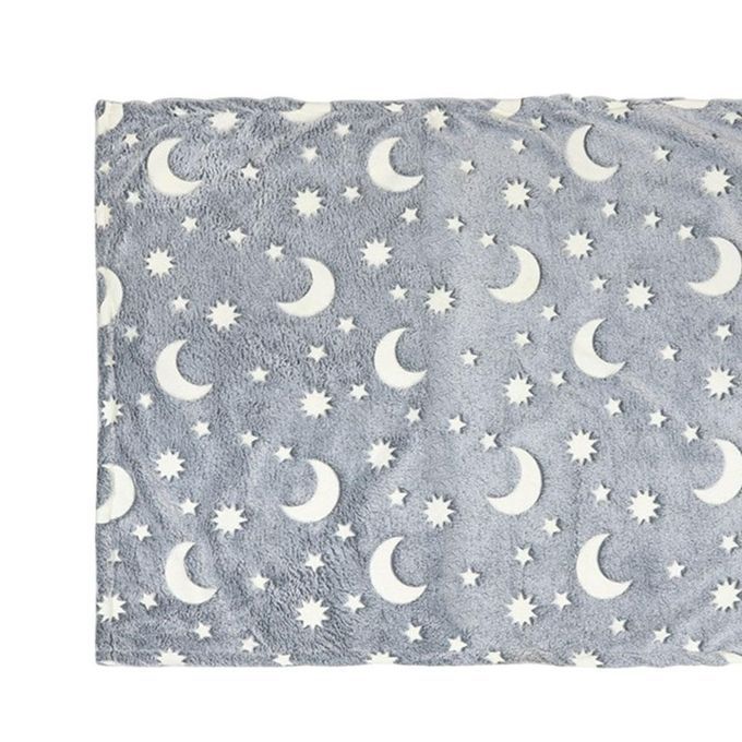 Soft Pet Blanket Luminous Cat Dog Bed Glow Plush Bath Towel Mat For