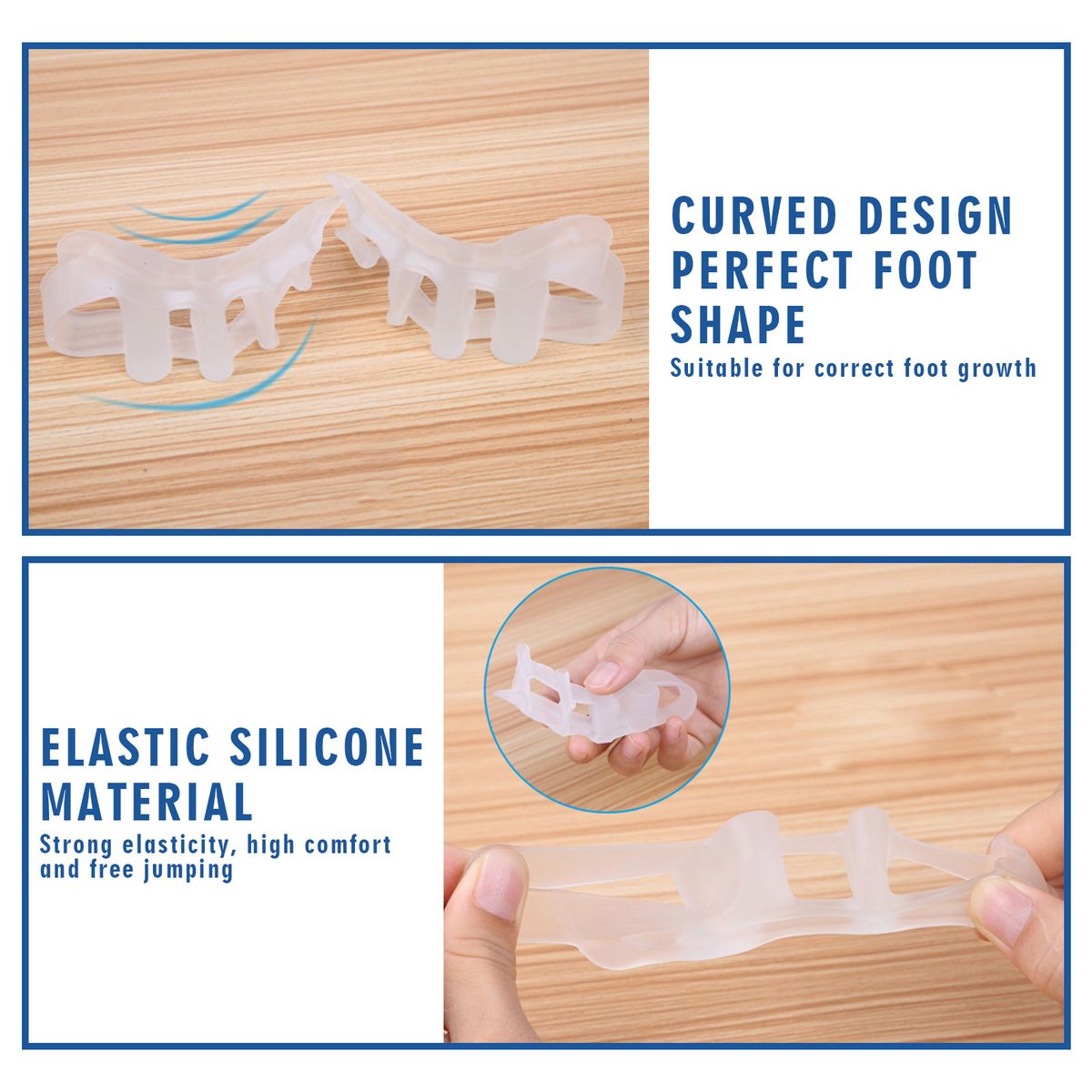 Silicone Bunion Corrector Toe Separator Relieve Swelling