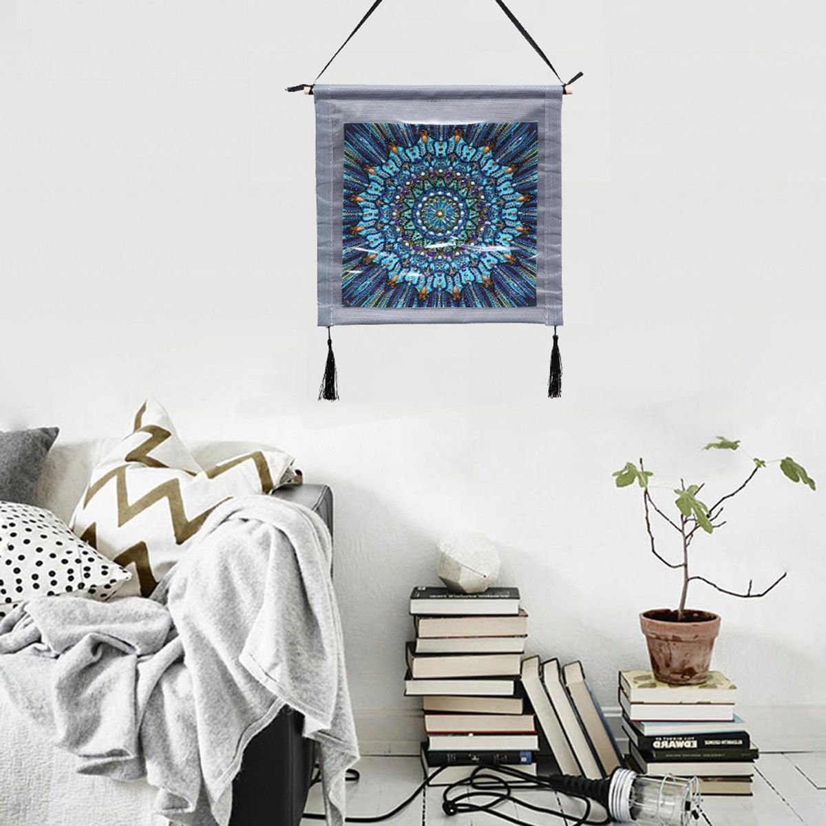 DIY Hanging Picture Frame Kit Frame for Photo Diamond Painting Home Wall Hanging Frame