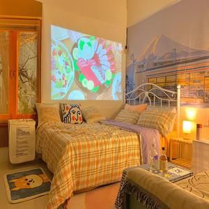 Japanese Healing Wind Background Cloth Bedroom Room Wall Decoration Wall Hanging Tapestry Living Room Decorations Bedroom