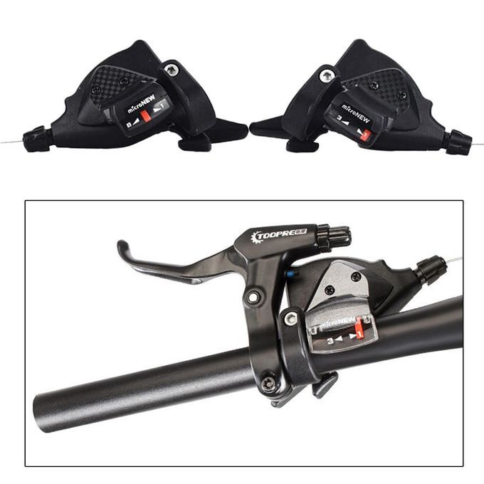 Speed Bike Shifters Gear Shift Levers MTB Mountain Bike 8 Speed
