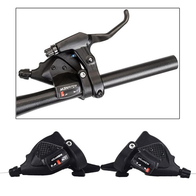 Speed Bike Shifters Gear Shift Levers MTB Mountain Bike 8 Speed