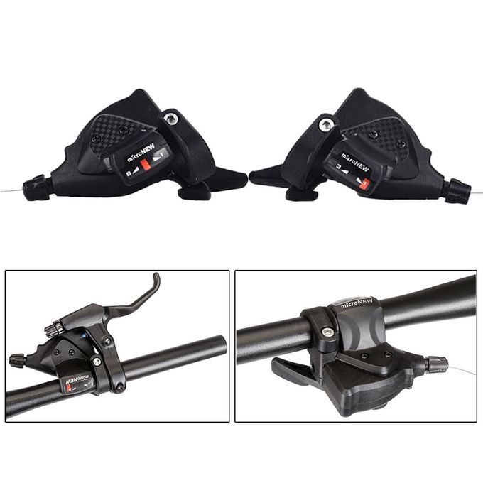 Speed Bike Shifters Gear Shift Levers MTB Mountain Bike 8 Speed