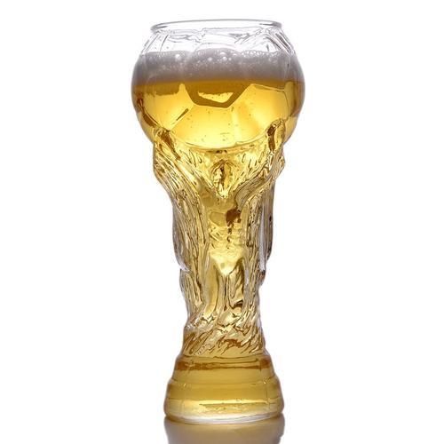 World Cup Beer Glass Creative Football Mugs 450ML High Borosilicate Glass Goblet Shot Glass For Beer Whisky Brandy Wine Juice