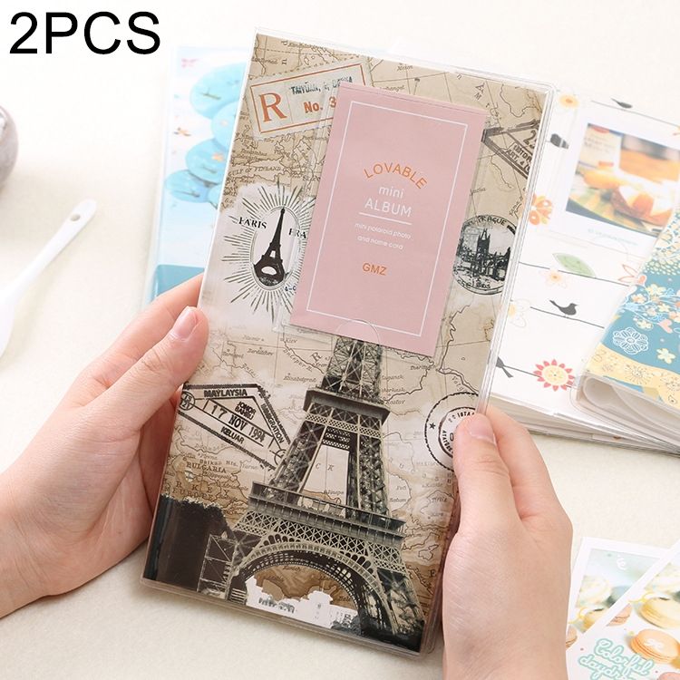 2 PCS 3 Inch  Many Trees Dry Pattern Mini Photo Album