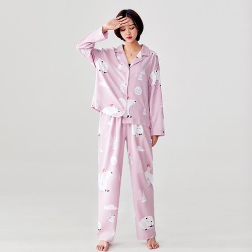 Women's Pajamas  Women New Cotton Printed Pajamas 2 Piece Sets