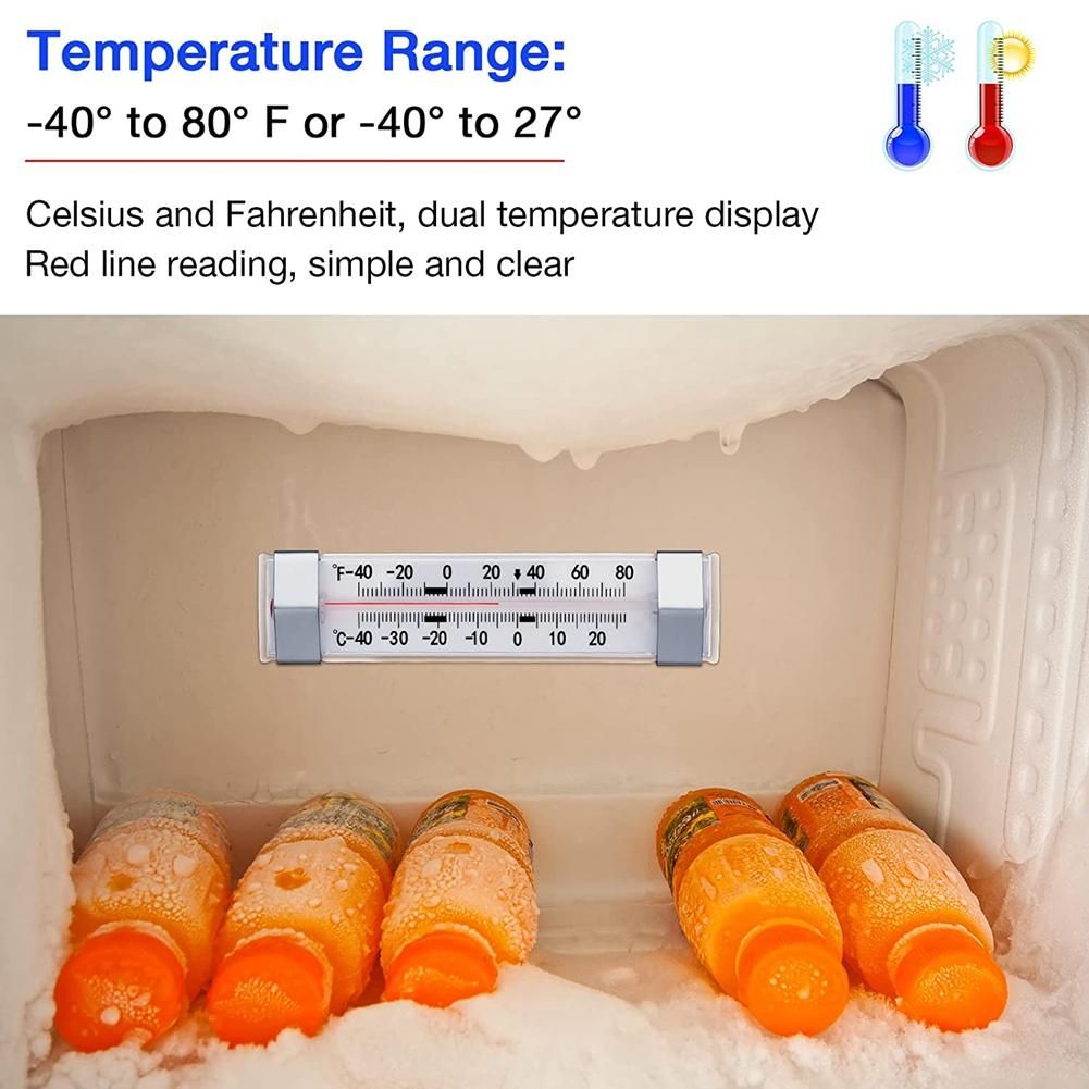 20 Packs Freezer Kitchen Thermometer Refrigerator Thermometer Cooler
