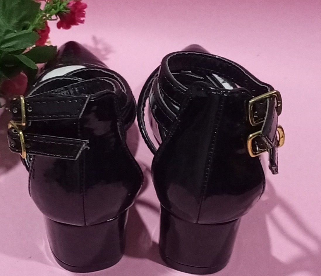 Girl Fancy Low Heel Shoes