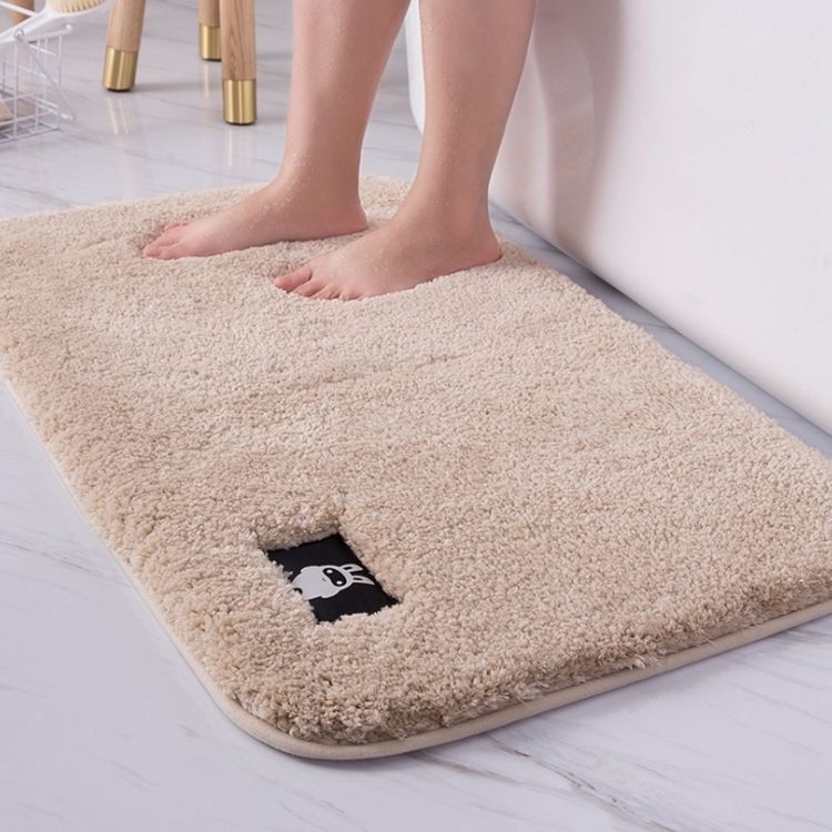 Absorbent Bath Mat Non-slip Foot Pad, Size:60x90cm