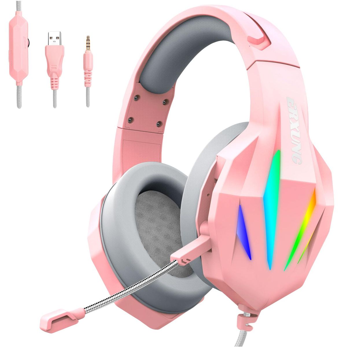 Gaming Headset 3.5mm Audio Gaming Headphones For Gamers With