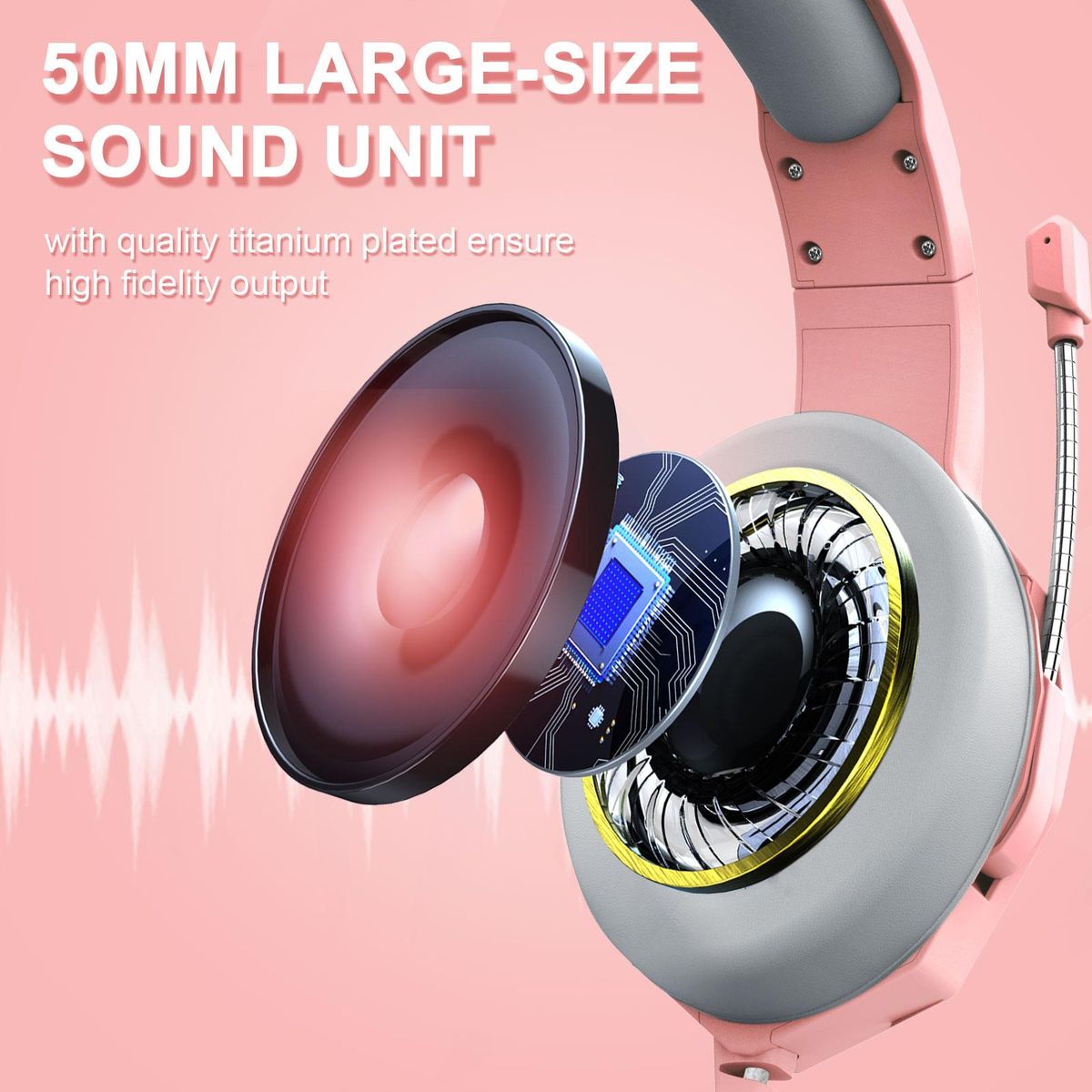 Gaming Headset 3.5mm Audio Gaming Headphones For Gamers With