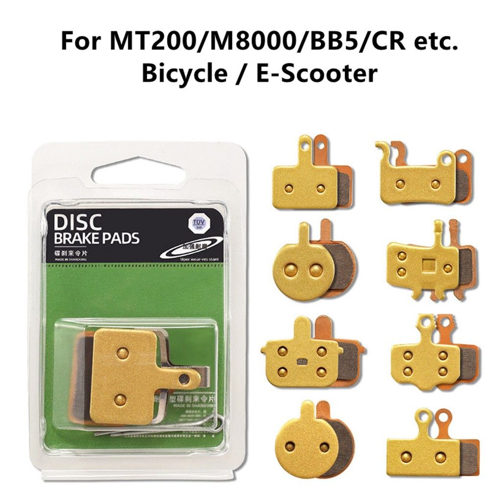 Bicycle Electric Scooter Metal Sintered Disc Brake Pads For