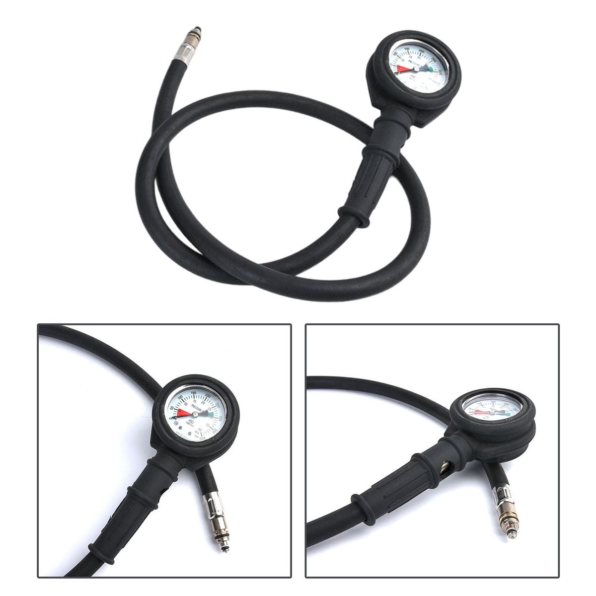 Diving Pressure Gauge Diving Air Pressure Tester 0-400 Bar