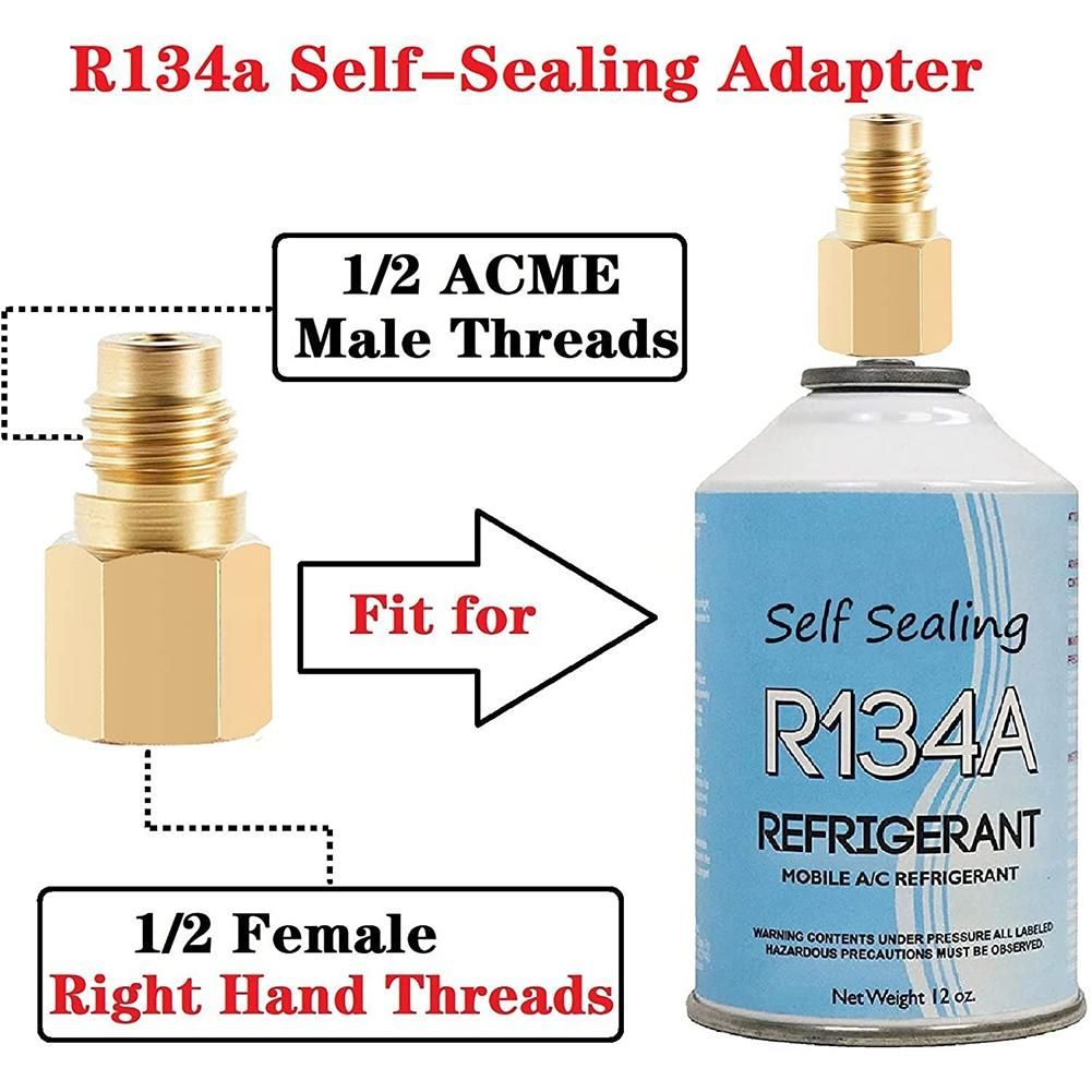 R134A Refrigerator Freon Recharge Hose Kit, R134A AC
