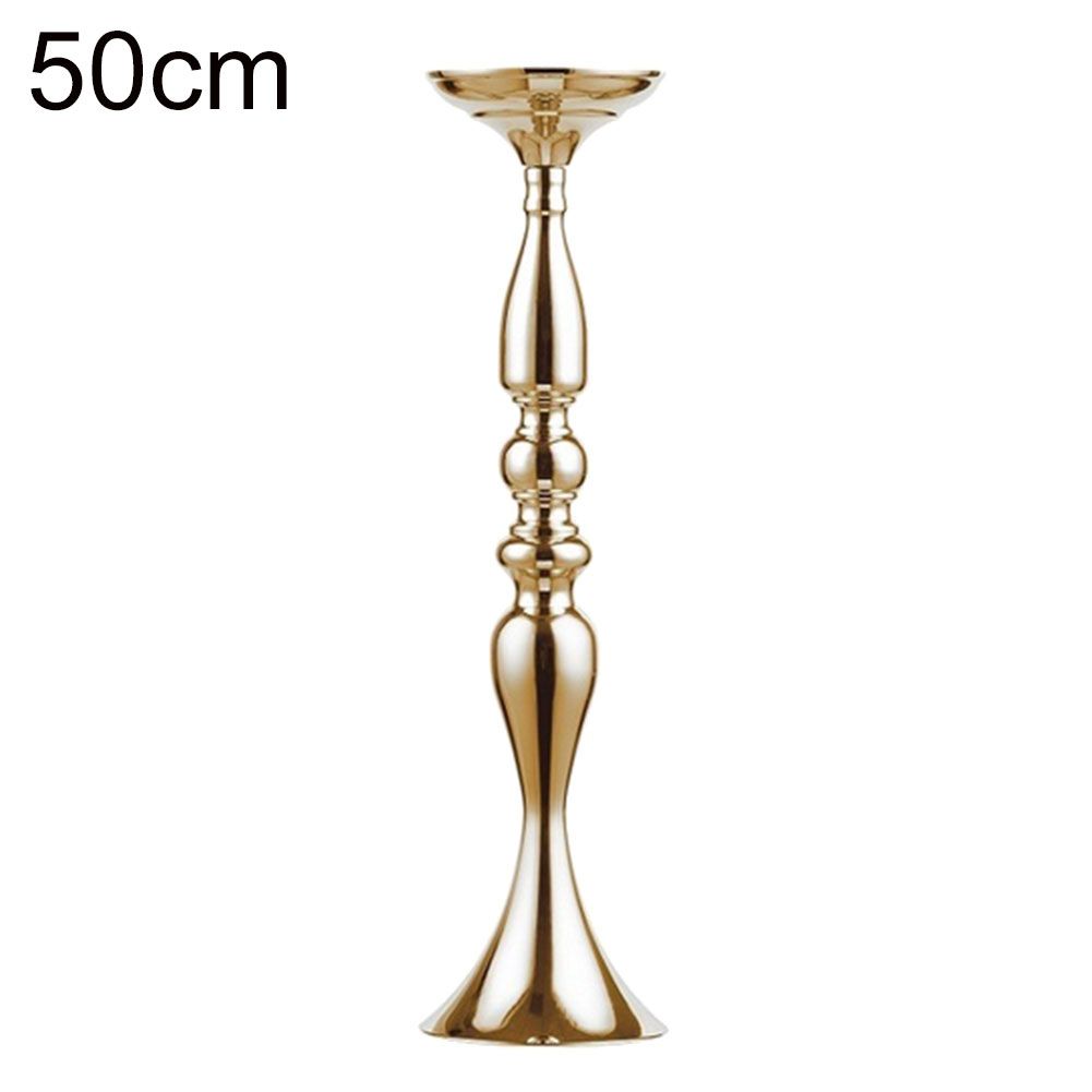 Metal Candle Holder Stand Gold Candle Holders Flowers Vase