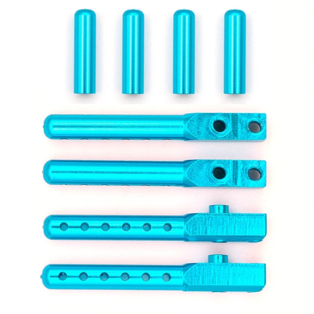 Aluminum Body Post Mount Fixed Holder & Battery Fixing Pins Replacement for Tamiya TT01 TT-01 1/10 Remote Control Car Upgrade Parts