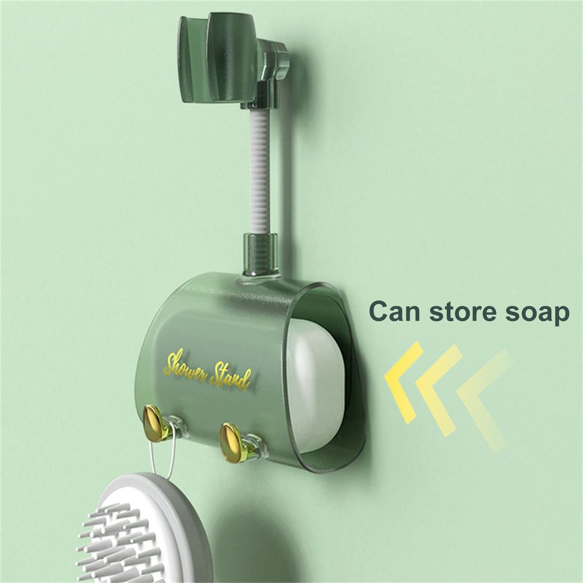 Shower Head Bracket Hose Holder Shower Head Bracket Green