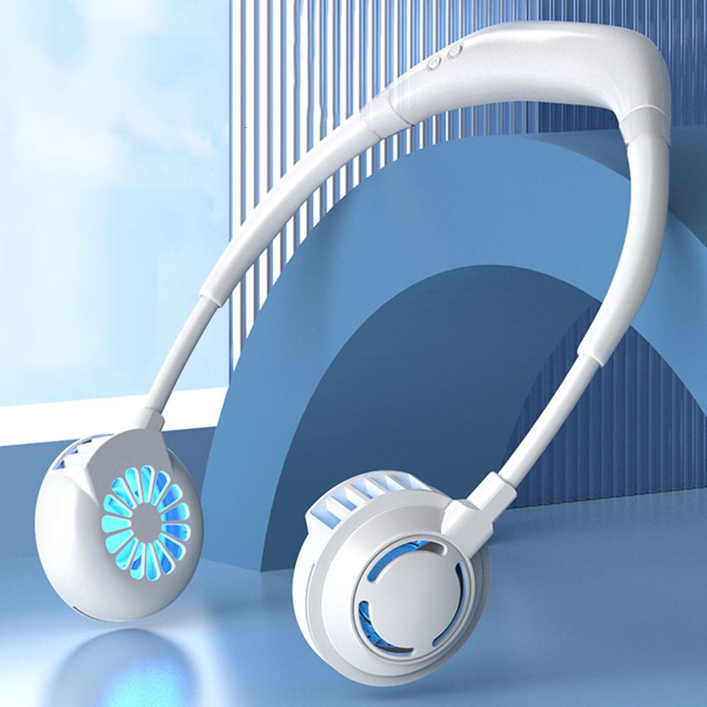 Portable Mini Neck Fan Hand Free Hanging USB Neck Fan