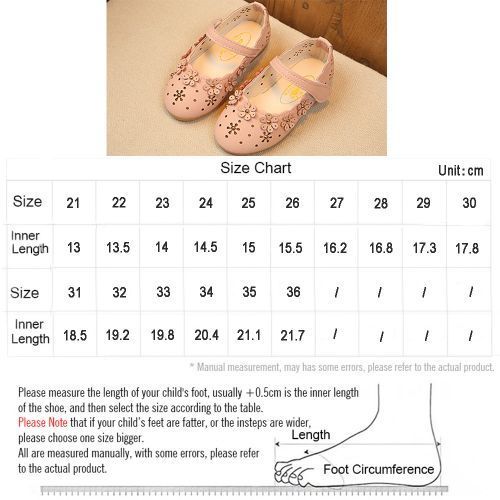 Girls Leather Shoes Summer Princess Velcro Hollow Children's Casual Shoes Pink