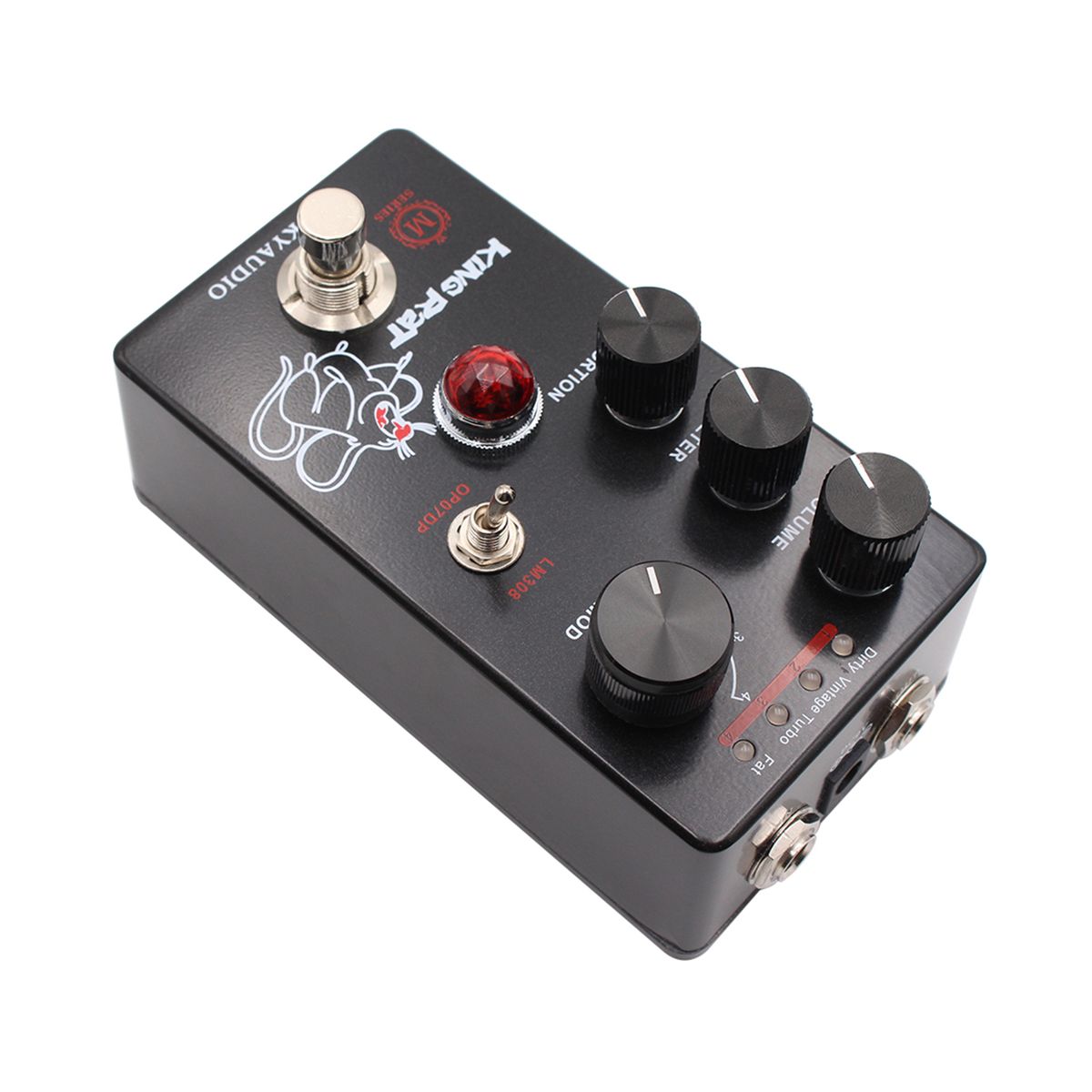 MOSKYAudio Fuzz Distortion Guitar Effect Pedal 4 Mode