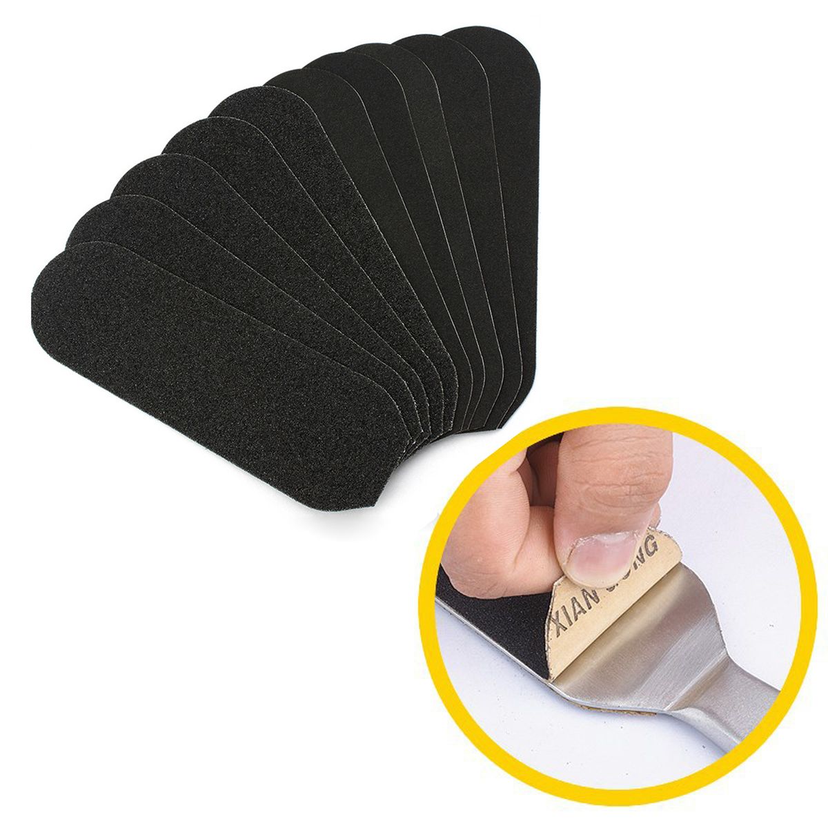 10pcs Sandpapers Coarse Fine Sandpapers Replacement For