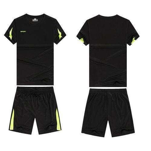 Two Piece Short Sleeve Jogging T Shirt Shorts Men Set
