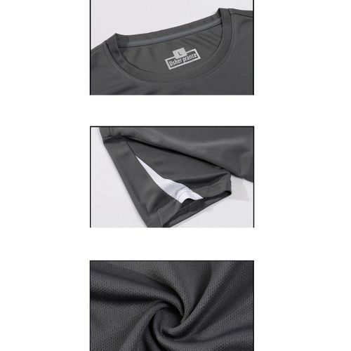 Two Piece Short Sleeve Jogging T Shirt Shorts Men Set