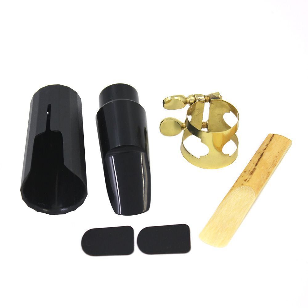 Soprano Sax Saxophone Mouthpiece Plastic With Cap Metal