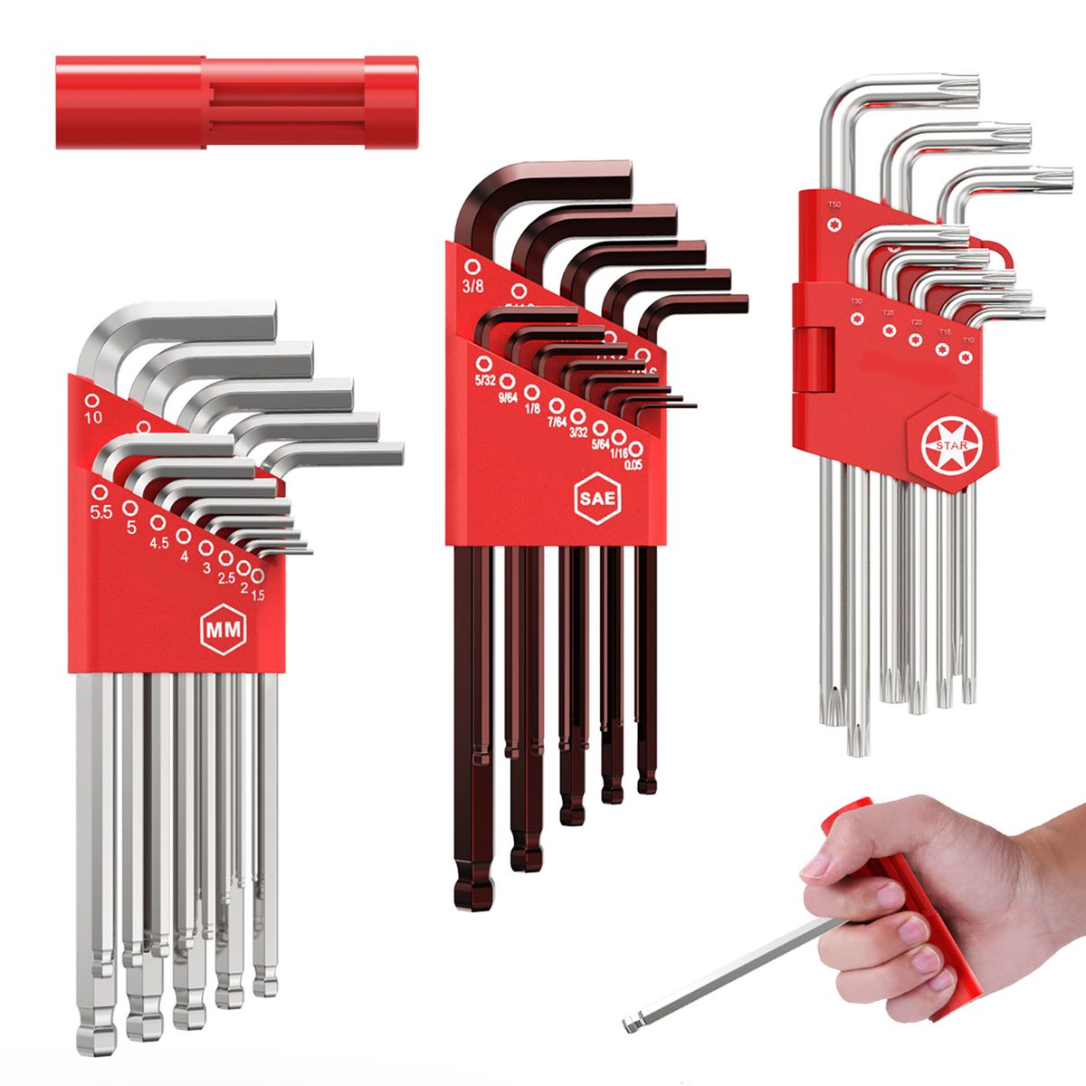 Allen Wrench Set 35 Piece Hex Key Set Metric Allen Key Set