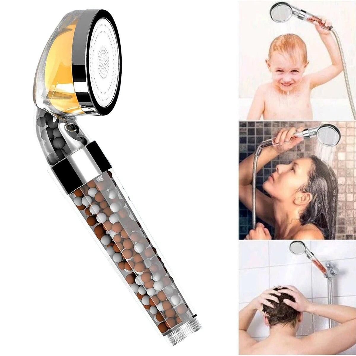 Vitamin C Filter Shower Head Filtered Shower Head Chlorine & Fluoride Filter Universal Shower System Anion Filter Shower Head