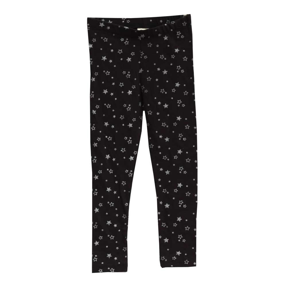 Girls Slim Fit Leggings  - Black