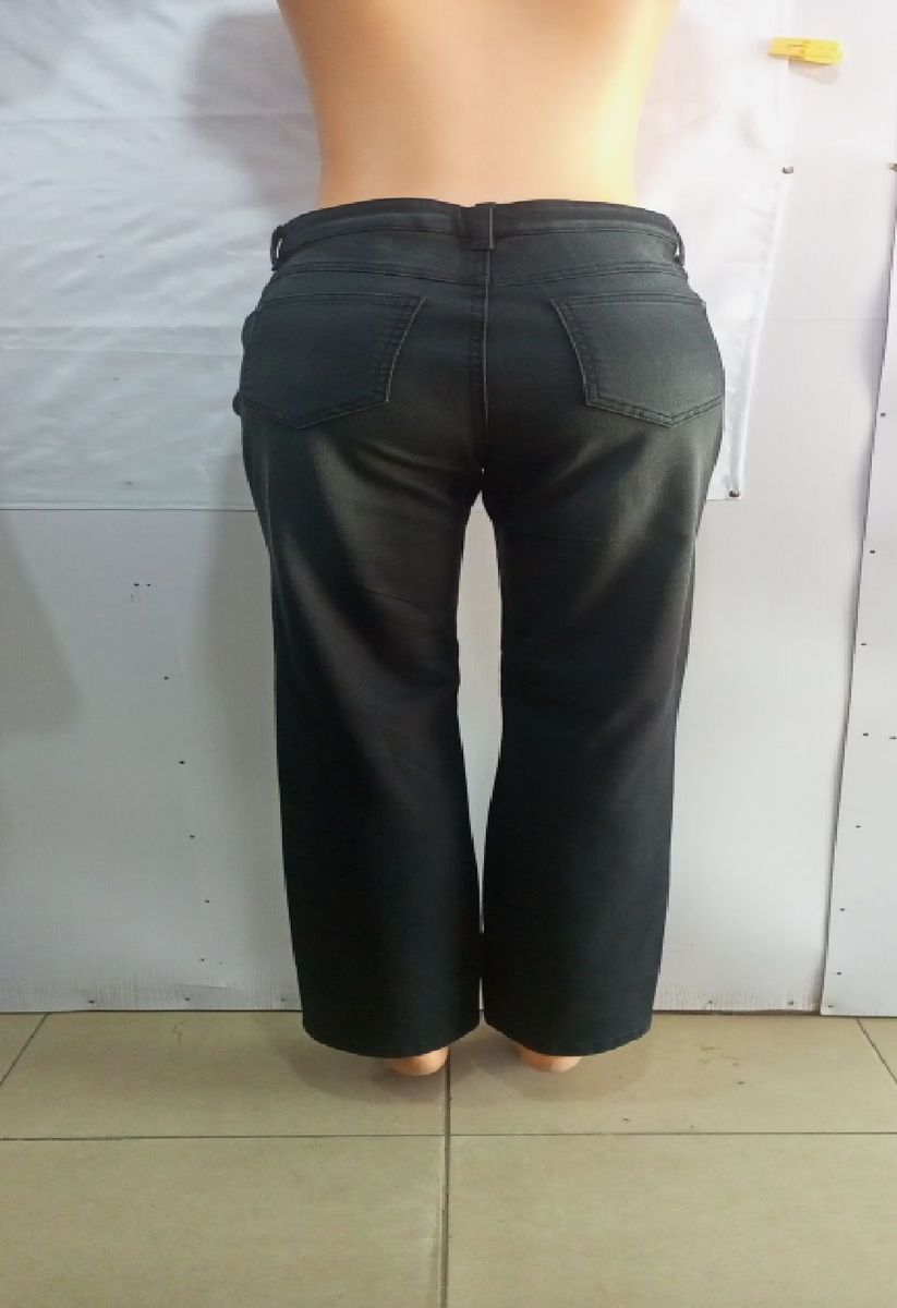 Straight Fit Stock Turkey Women Jeans  - Black
