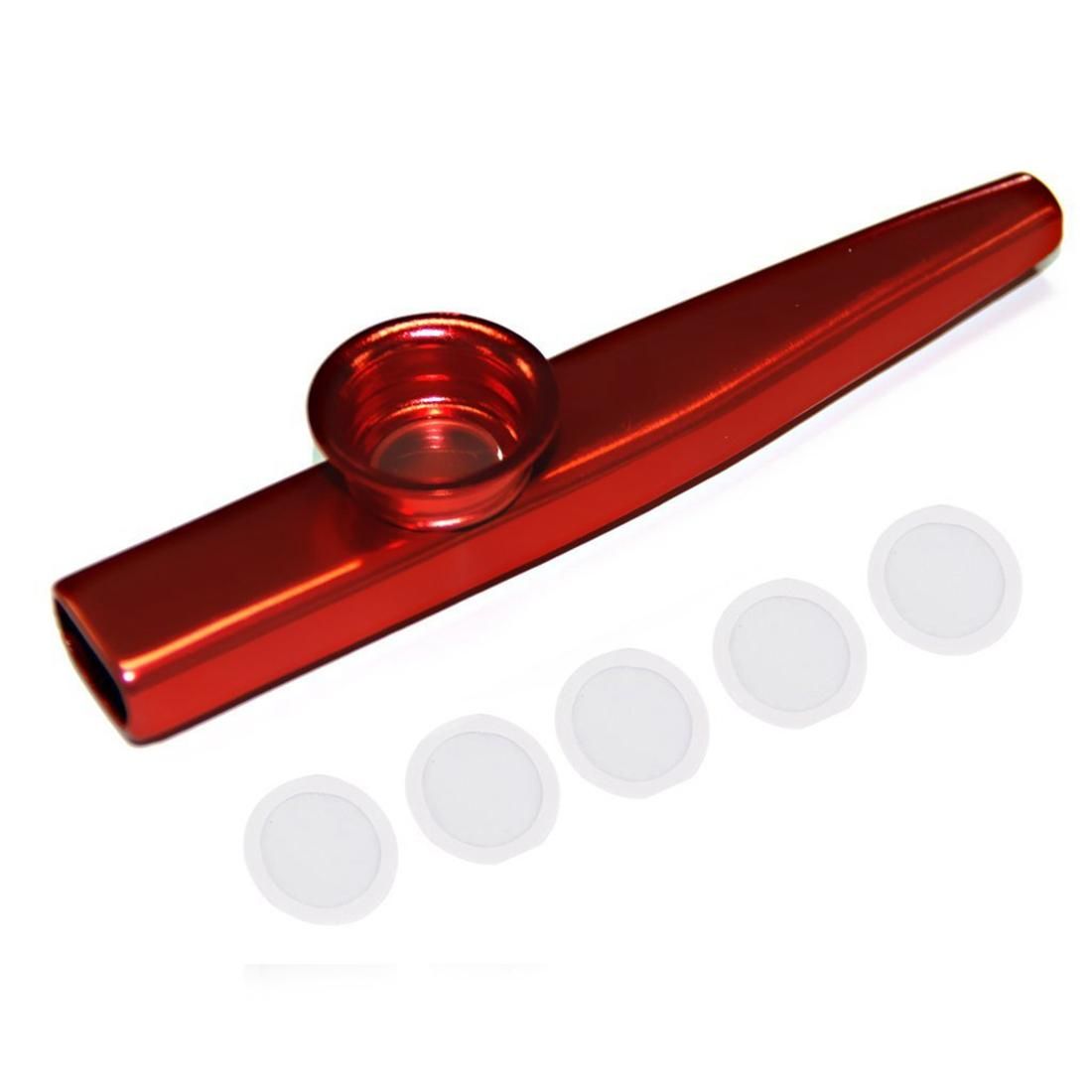 Mirliton made of aluminum alloy with Red