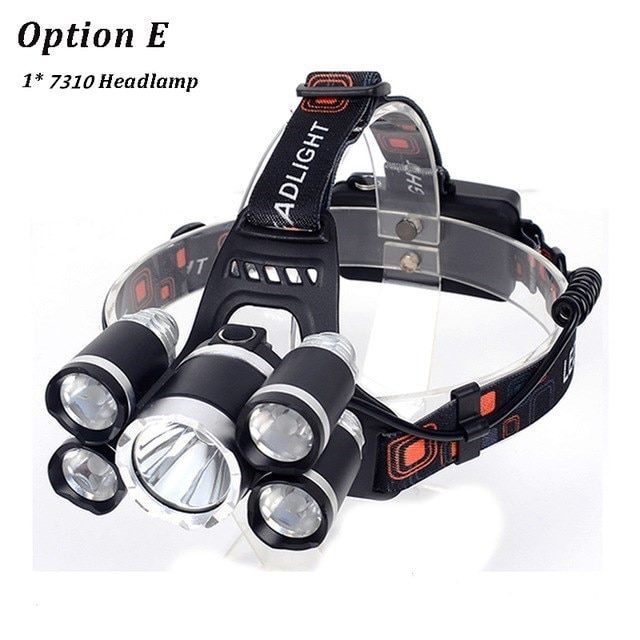 T6 Led Headlamp Zoom Adjustable Head Lamp Flashlight 6000lm 18650 Battery Front Light Recharge
