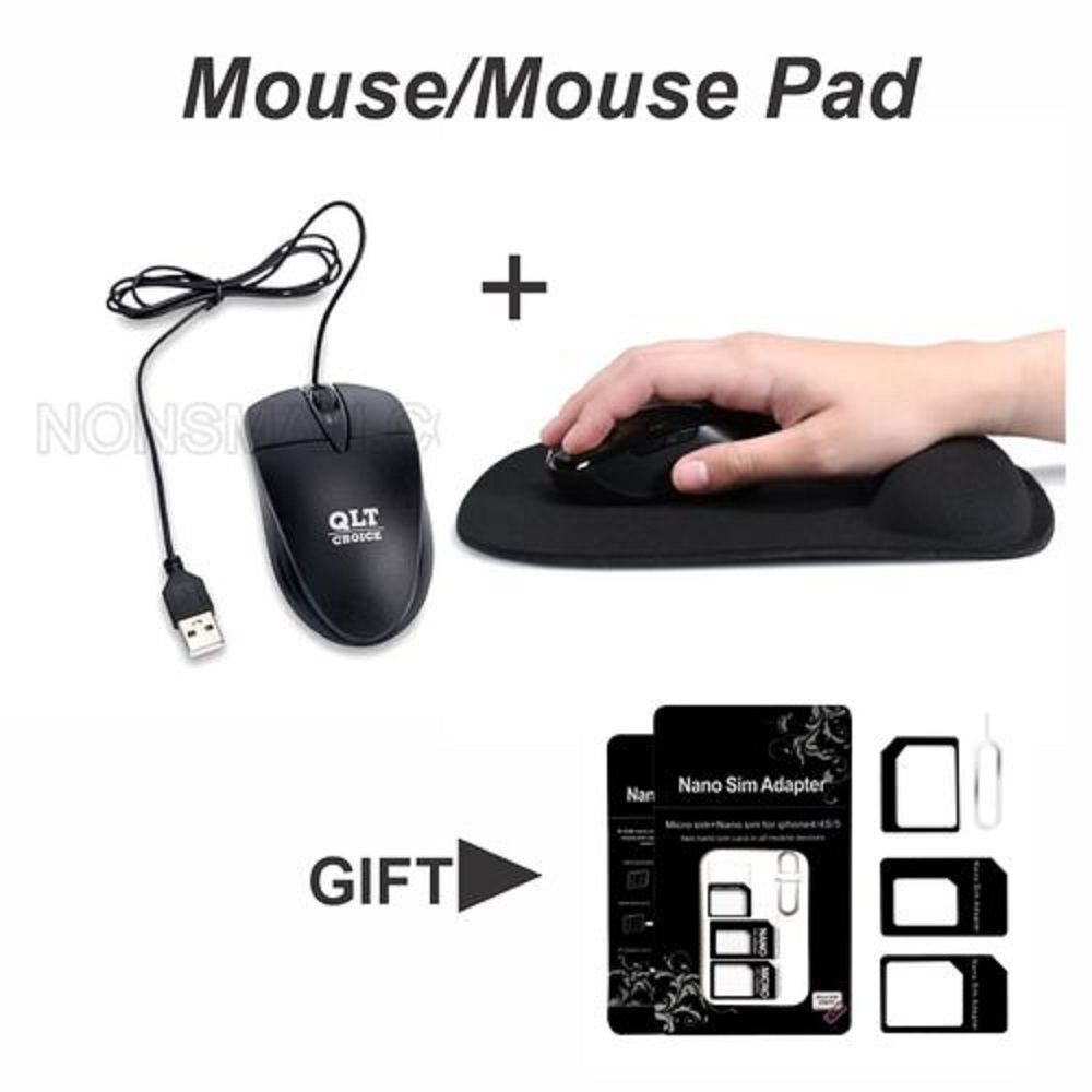 Soft Mouse Pad Comfortable Wrist Rest Support For PC + Mouse