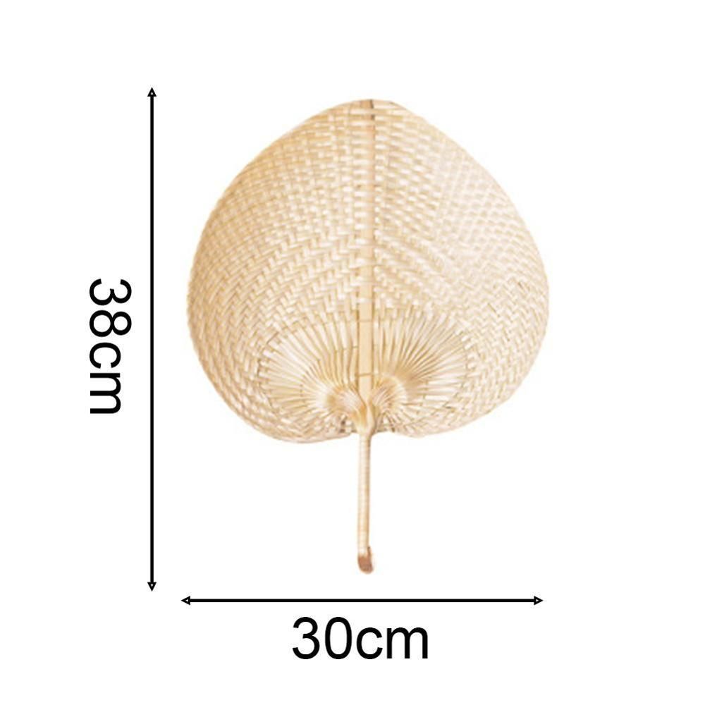 Summer PC Heart Fan Fan Handmade Chinese DIY Hand Pure 1 Cooling Style Mosquito Fan Bamboo Shaped Hand Repellent Woven Fans