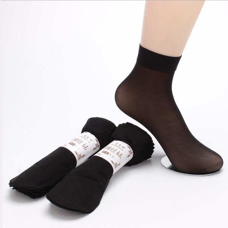 10 Pairs Silk Stockings Short Socks Women Ankle Hosiery