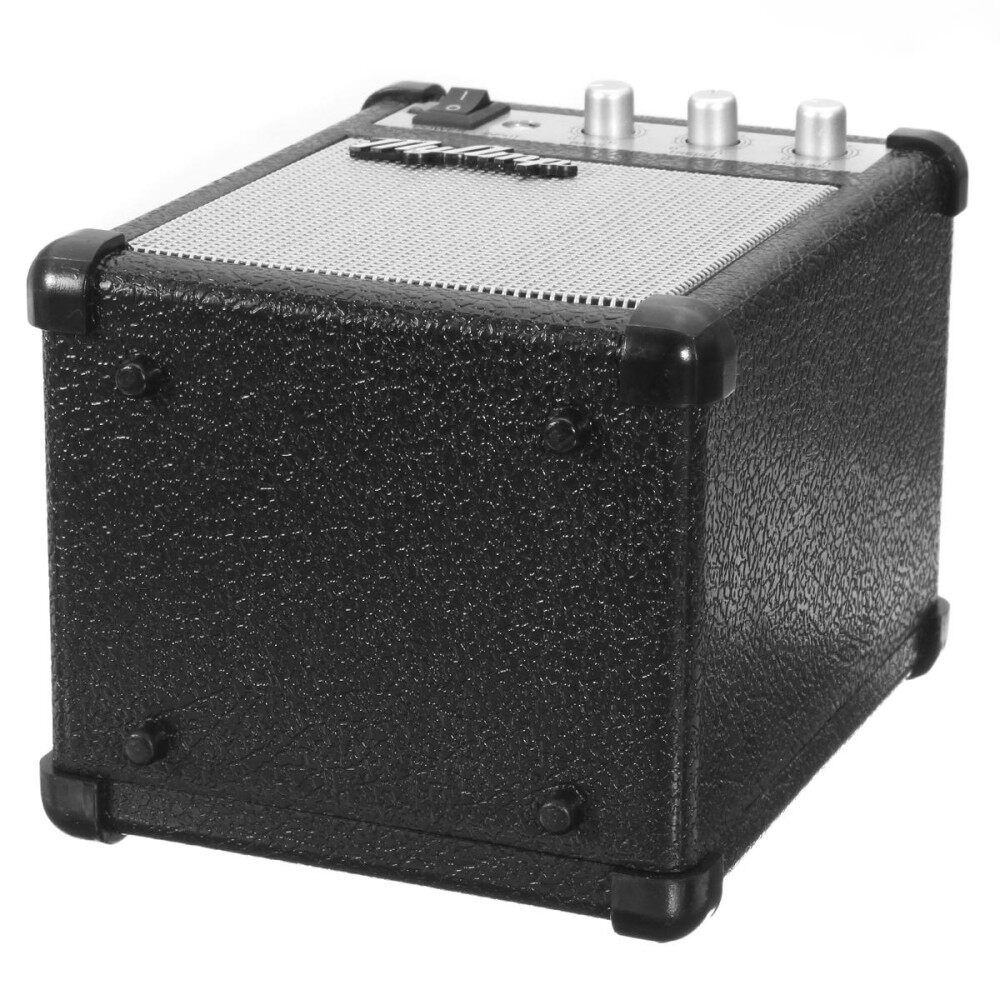 4 Inch Micro Portable 5watt Powered Guitar Amp Amplifier 4 Ohms With USB Black
