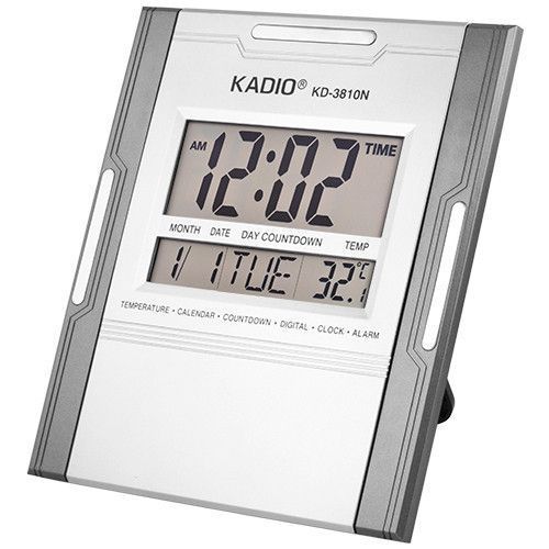 Digital Wall Alarm Clock- Square +Free Battery.