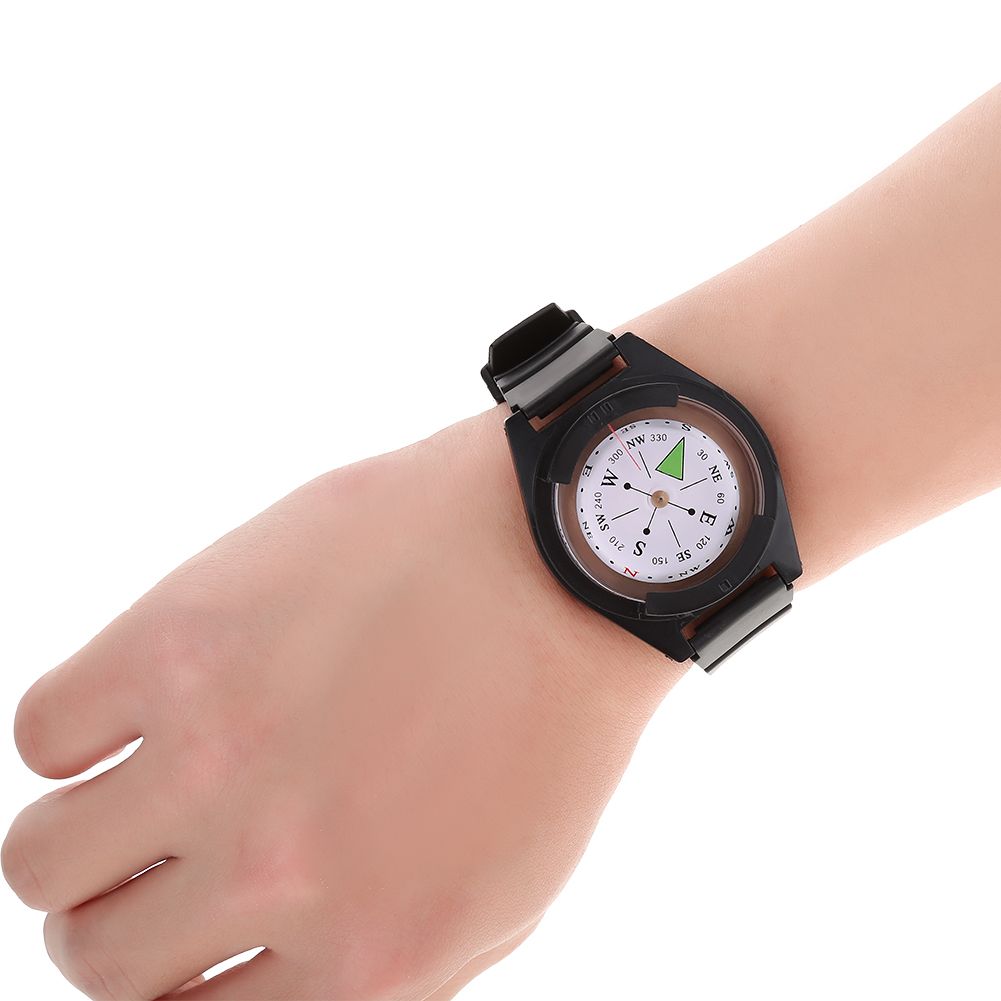 Waterproof Mini Wristwatch Design Compass Lightweight For