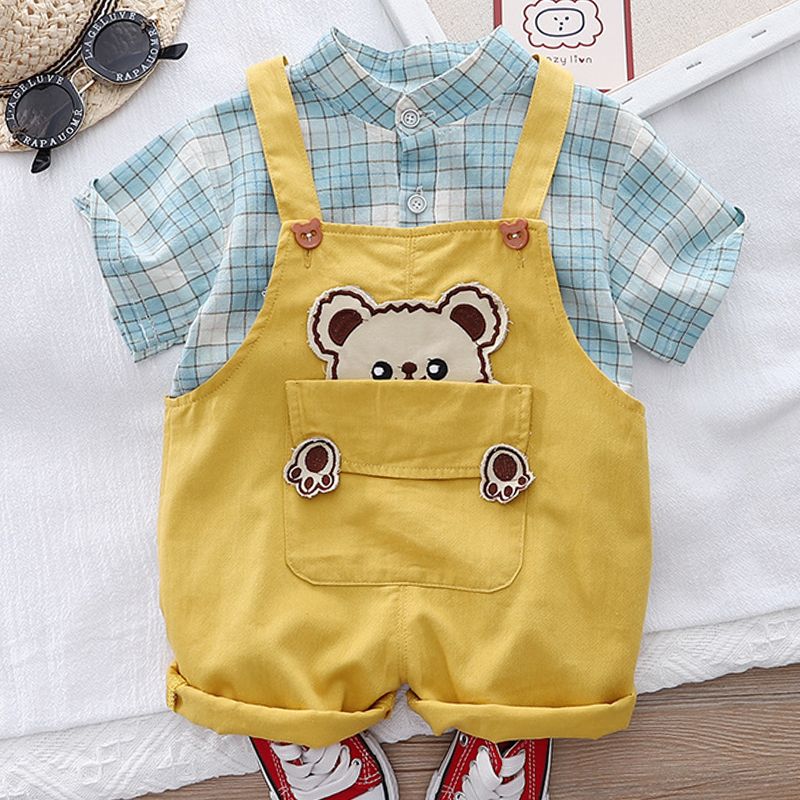 LJW 2022 Cartoon Infant Suits Baby Clothing Set For Boys